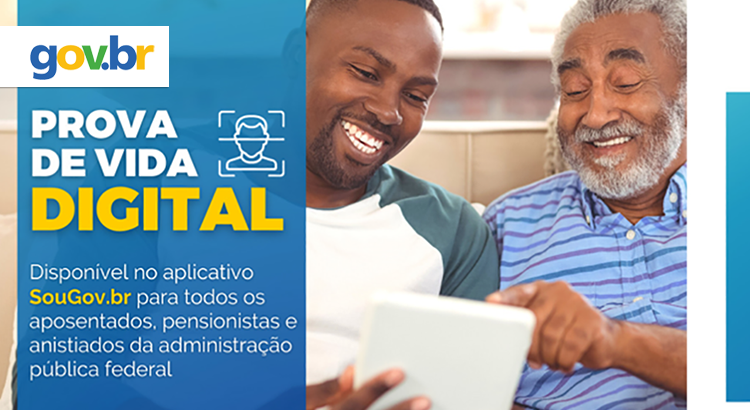 Já está disponível no aplicativo SouGov.br a Prova de Vida Digital!
