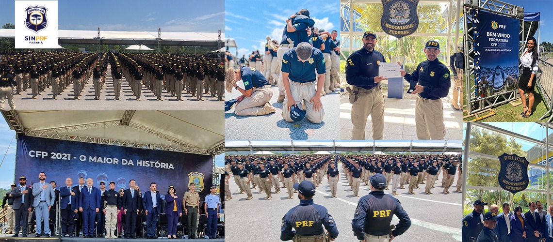 SinPRF-PR participa de formatura de novos policiais