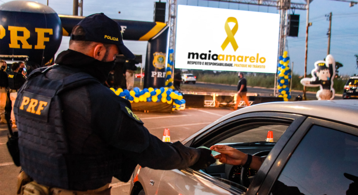 Maio Amarelo: SinPRF-PR apoia ações para segurança no trânsito