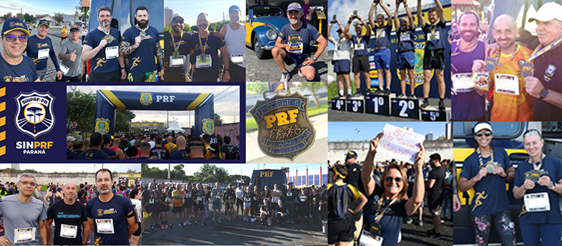 <strong>PRF realiza corrida em comemoração aos 80 anos da instituição no Paraná</strong>