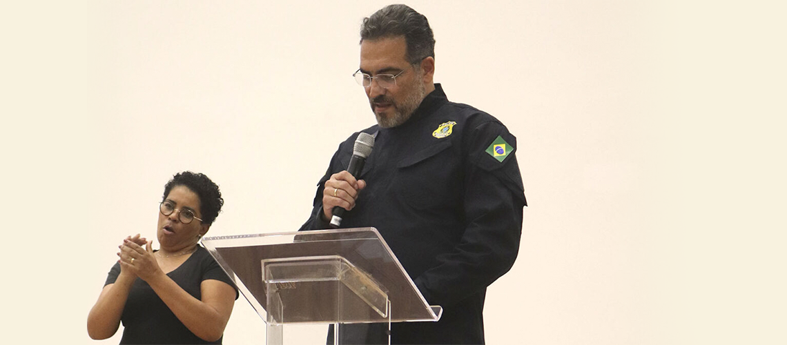 <strong>Antônio Fernando Oliveira toma posse como novo diretor-geral da Polícia Rodoviária Federal (PRF)</strong>