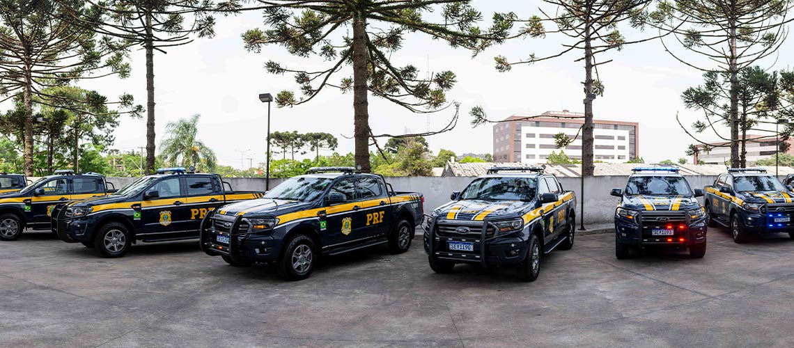 PRF recebe 25 novas viaturas para reforçar o patrulhamento no estado